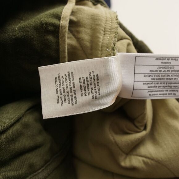 Aritzia Wilfred Free Green Quilted Cotton Bomber Jacket Womens Sz XS - Picture 5 of 10